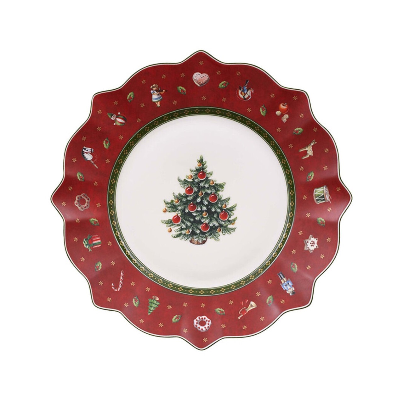 Farfurie pentru desert, Villeroy &amp; Boch, Toy's Delight Red, 24 cm, portelan premium - imagine 7